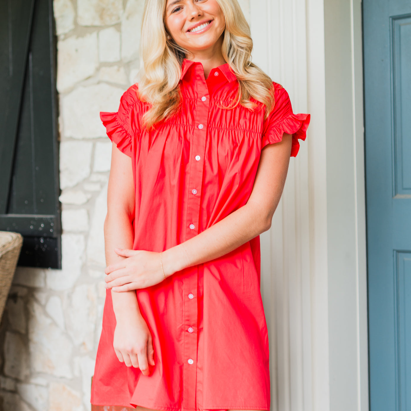 Molly Bracken | Bon Voyage Dress | Red