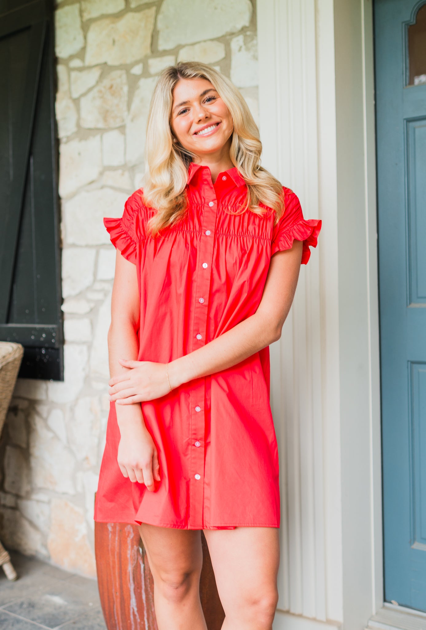 Molly Bracken | Bon Voyage Dress | Red