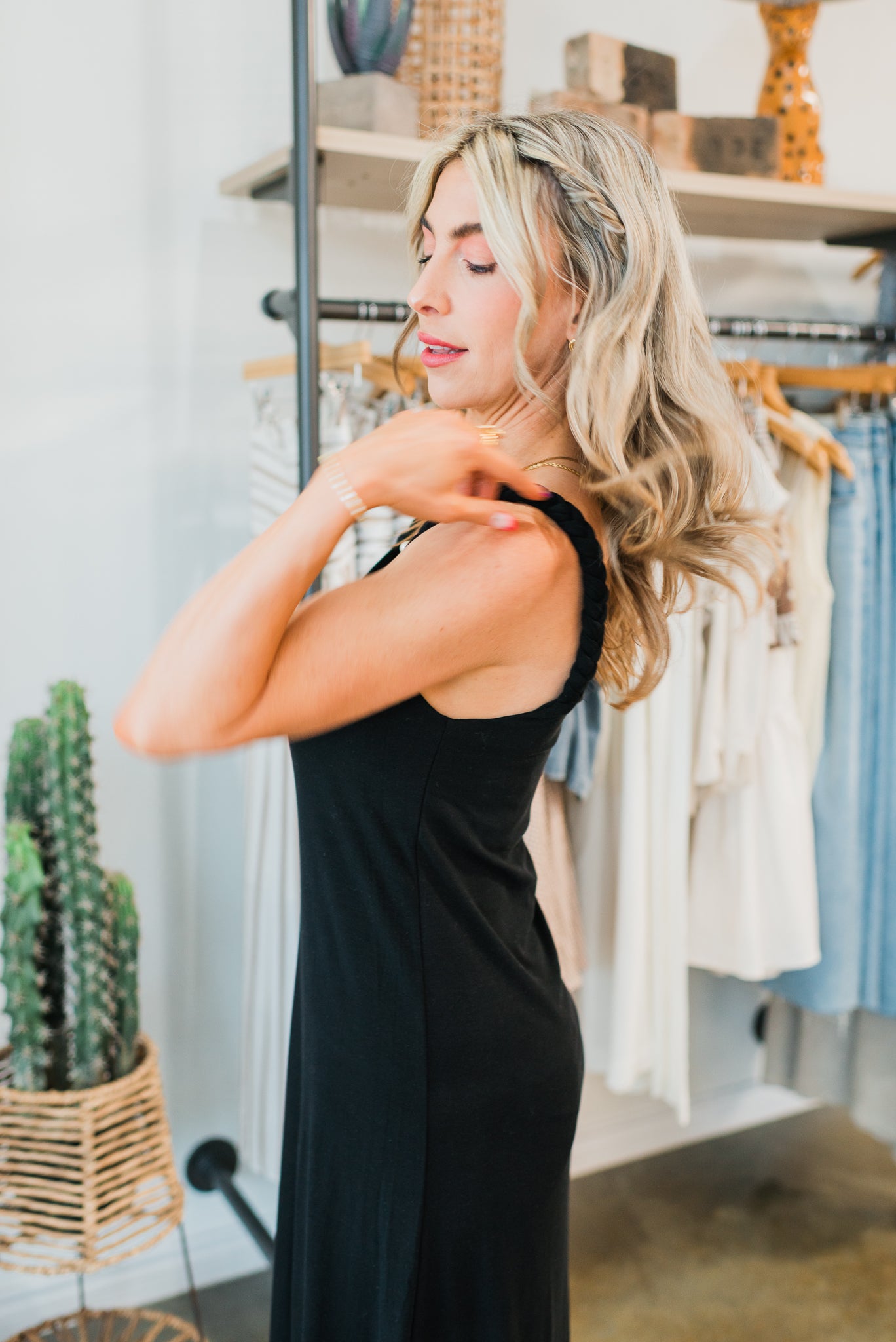 Molly Bracken | Beach Bound Dress  | Black