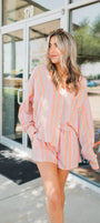 Z Supply | Perfect Linen Striped Top | Tiger Lily