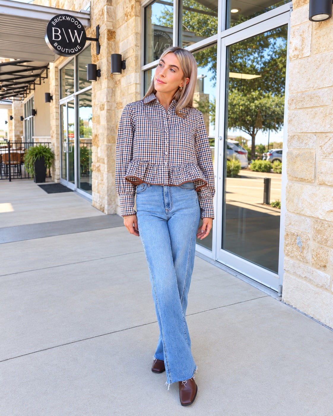 Madison Top | Gingham