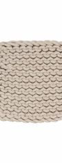 Dove Gray Knit Potholder