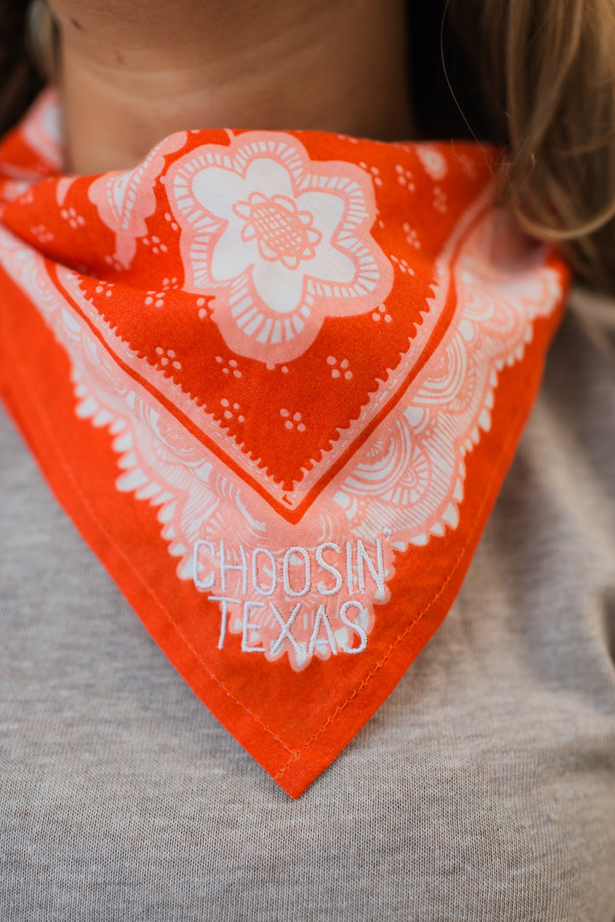 Bandana | Choosin' Texas | Red + Pink Mix