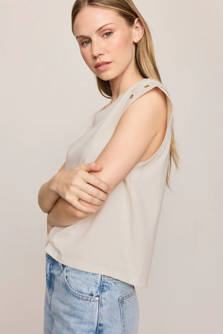 Camino Grommet Top | Sandstone
