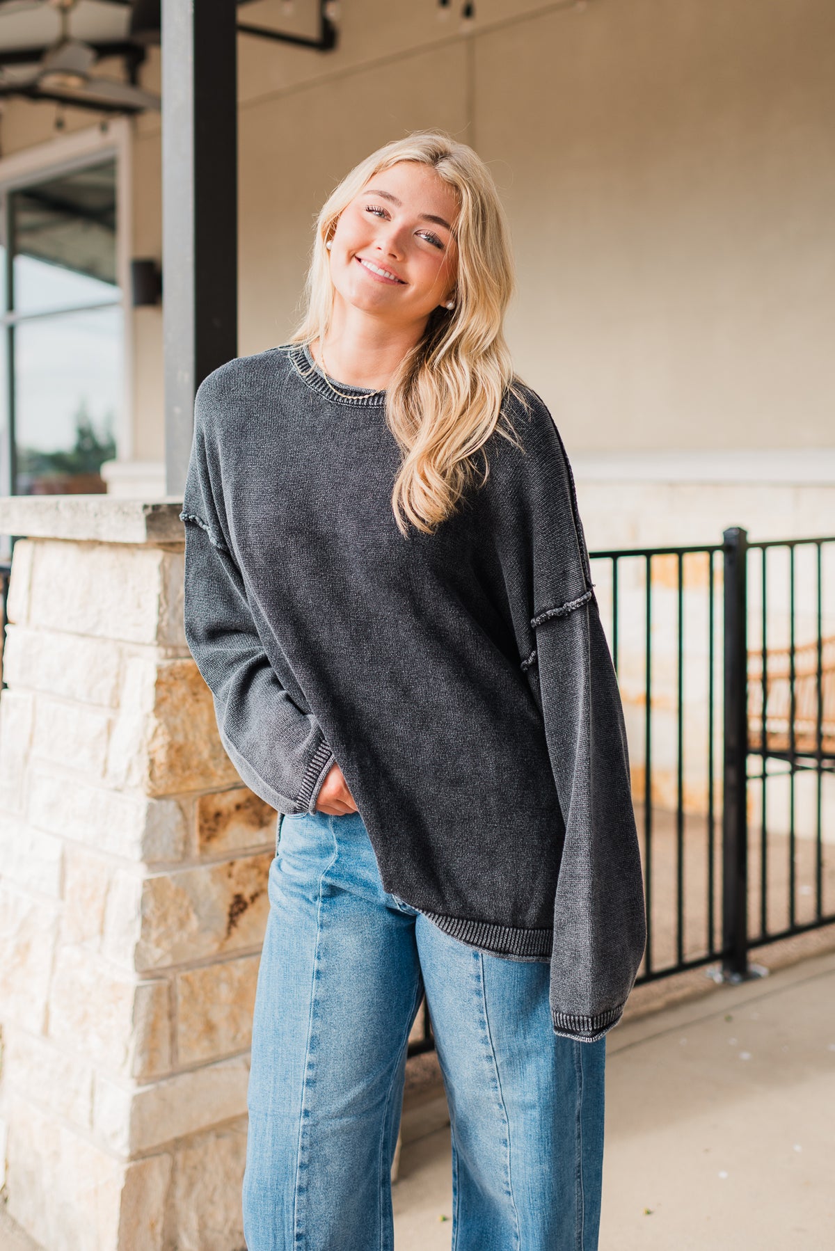 Jules Sweater | Charcoal