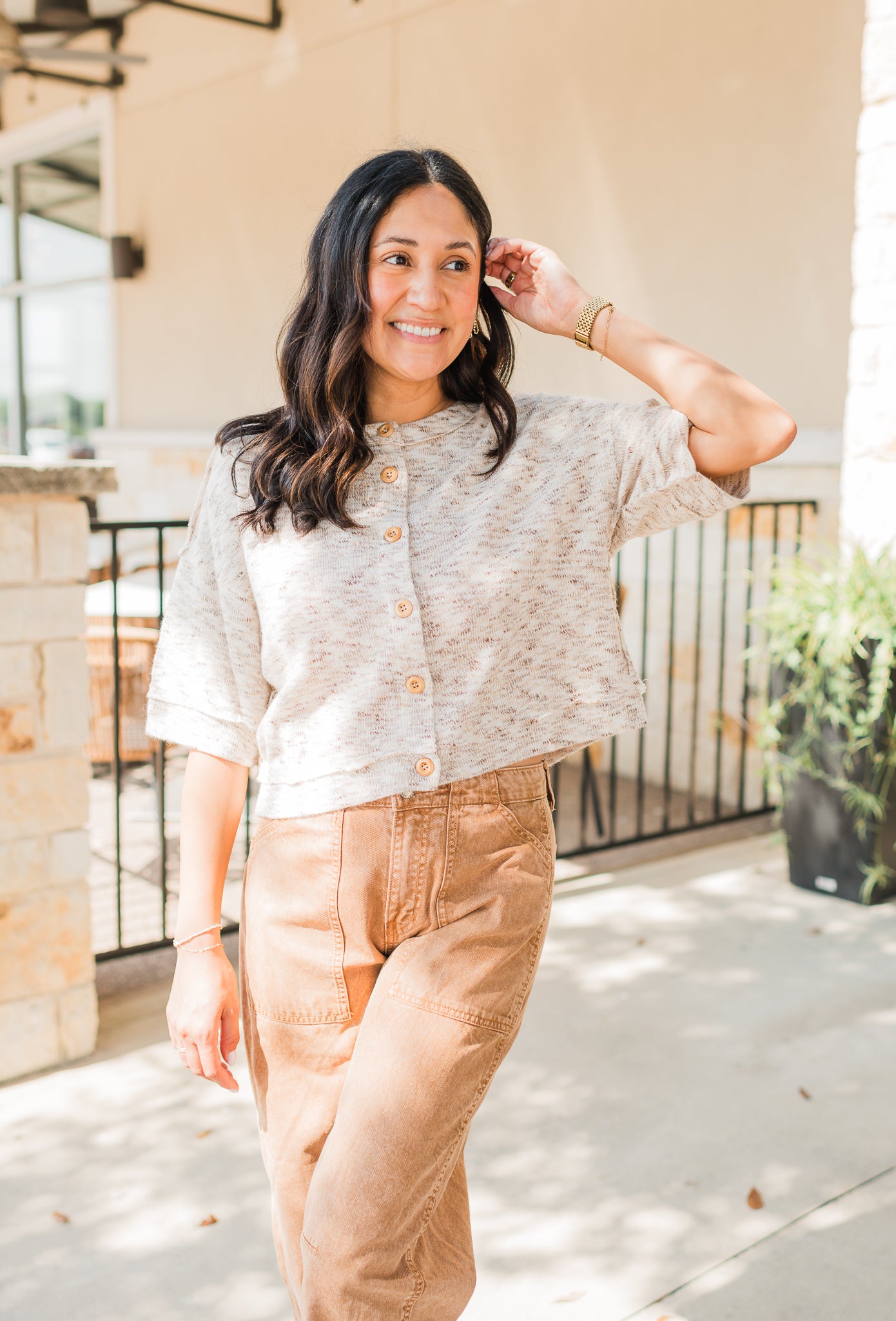 Whitney Knit Top | Natural