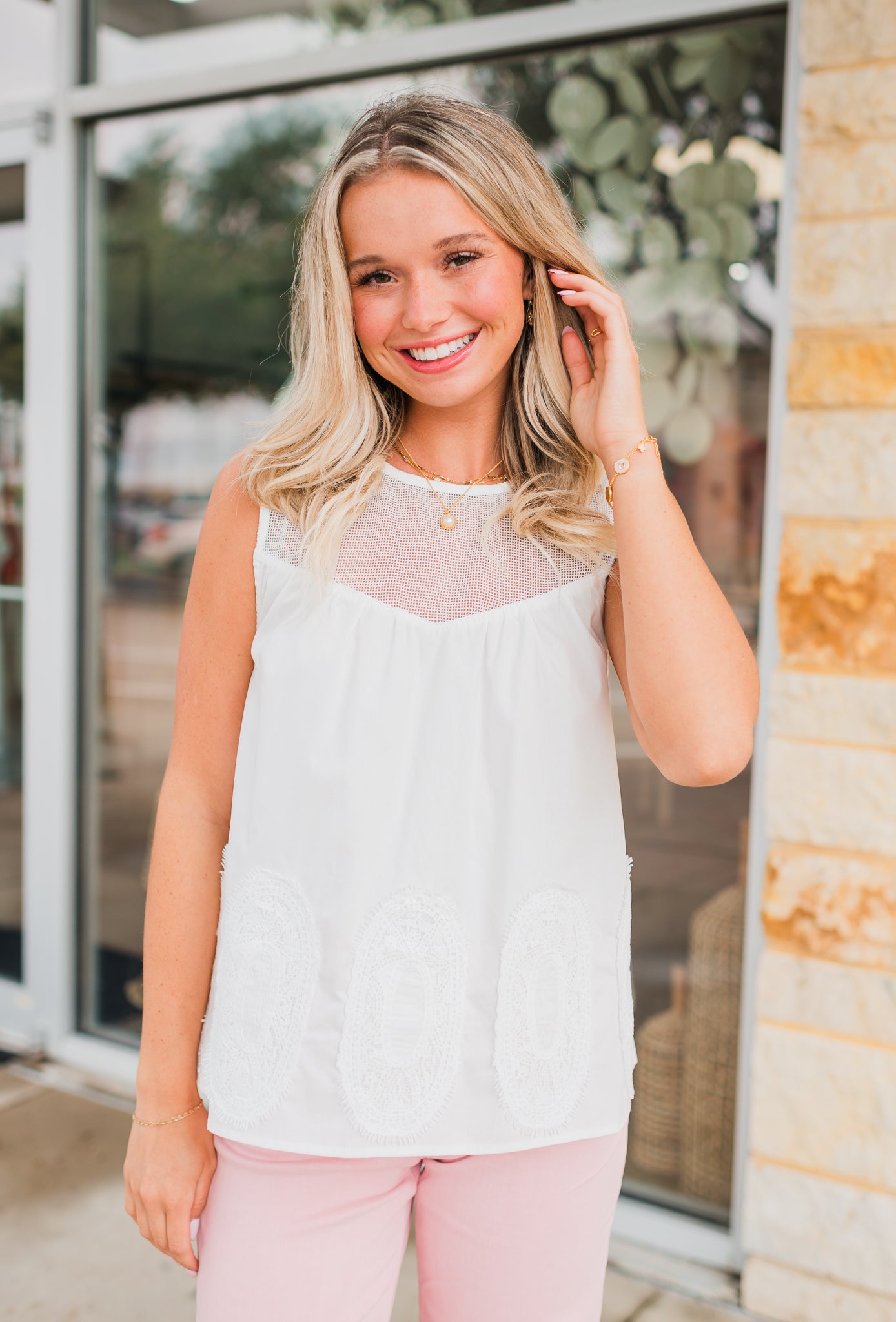 Drew Top | White