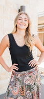 Emma Tank | Black Lace