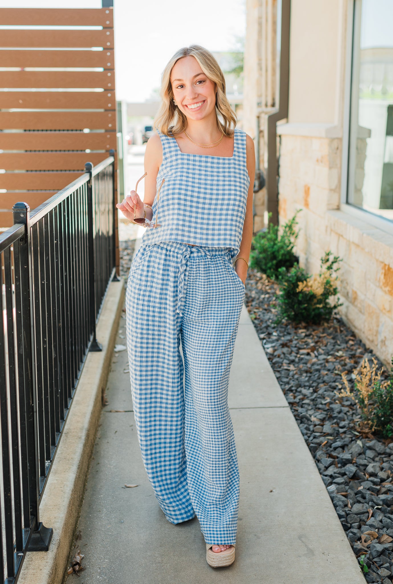Sedona Set | Blue Gingham