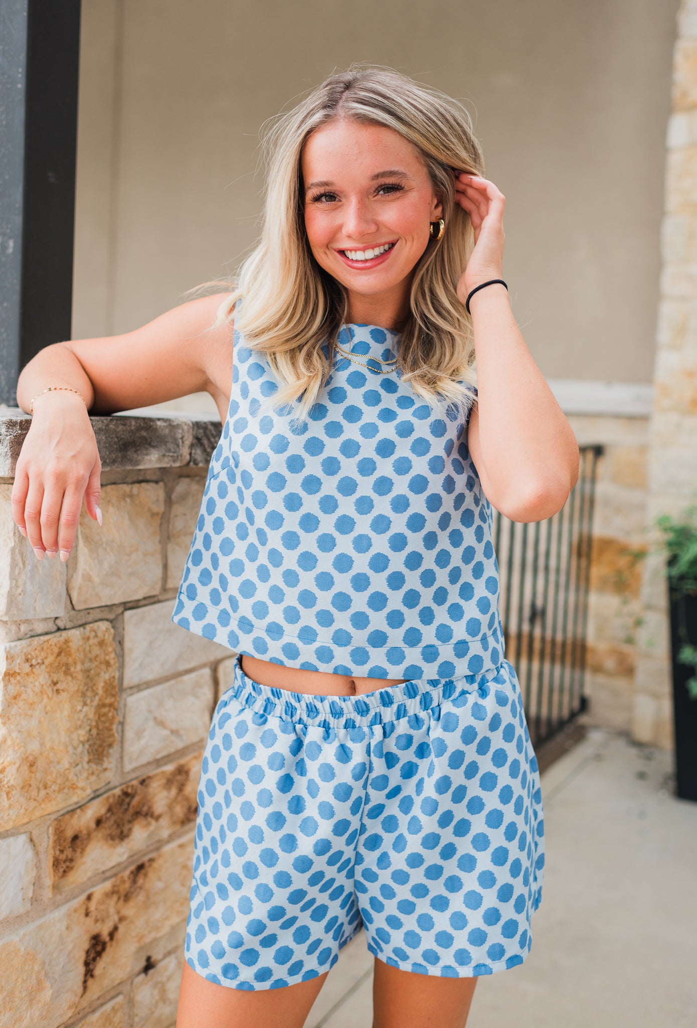 Lucca Top | Polka Dot