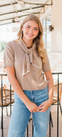 Taos Knit Top | Tan