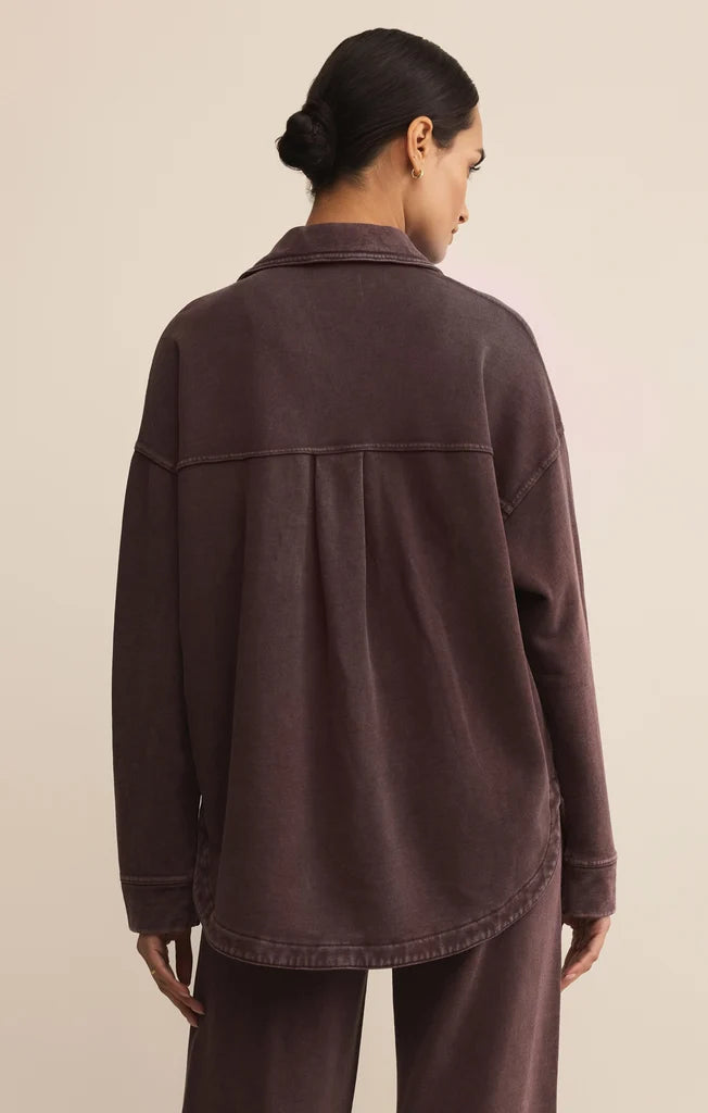 All Day Knit Jacket | Dark Chocolate