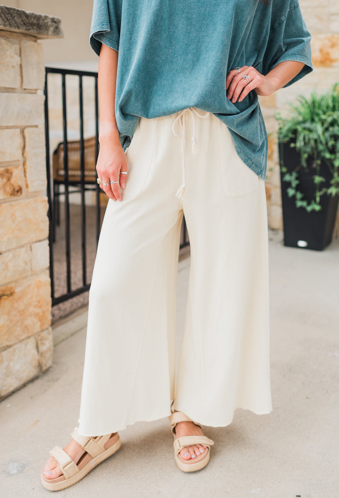 Siesta Key Pants | Ecru
