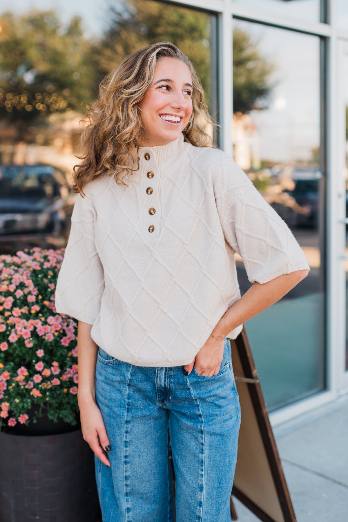 Maverick Sweater | Ecru