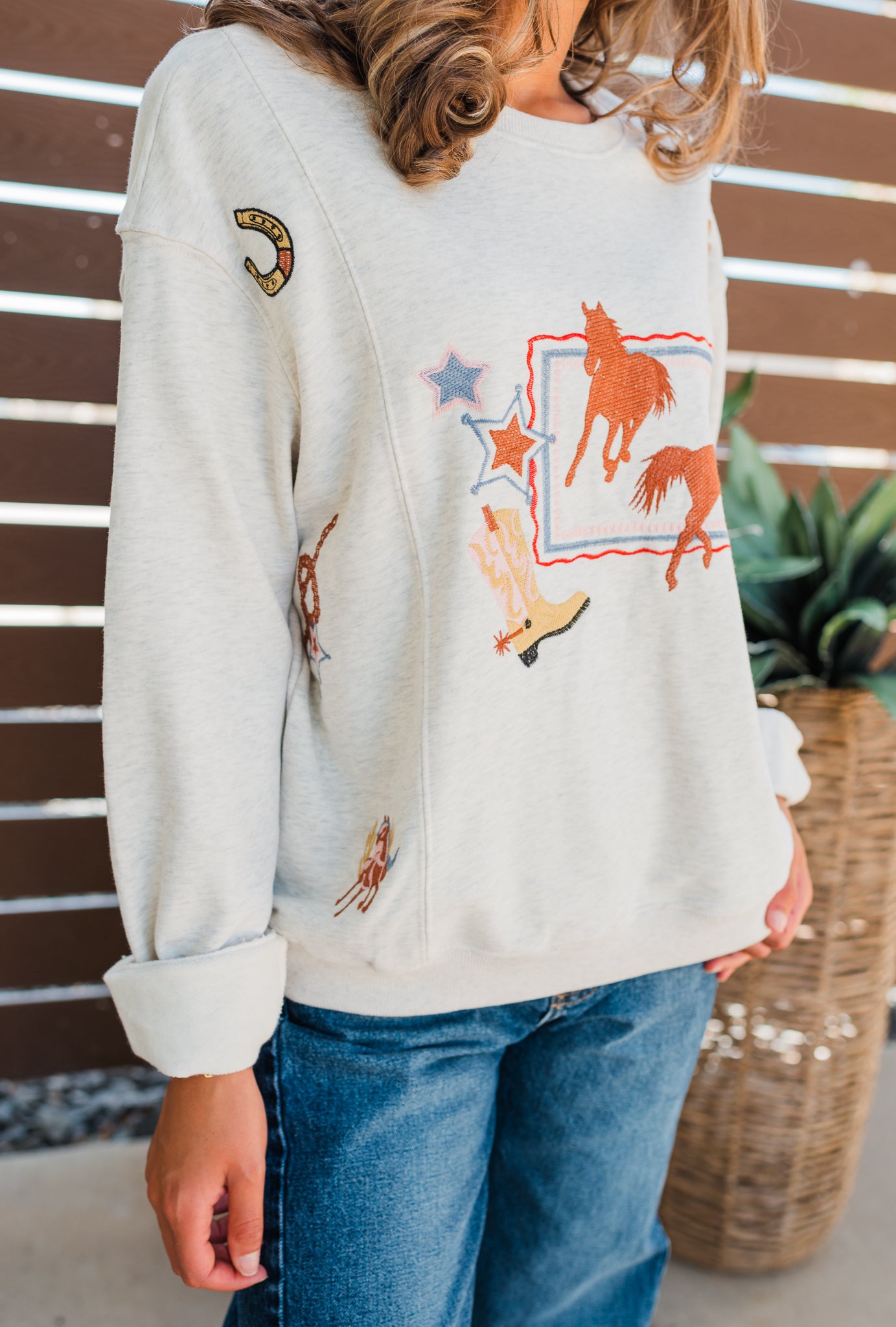 Marfa Sweatshirt | Light Gray