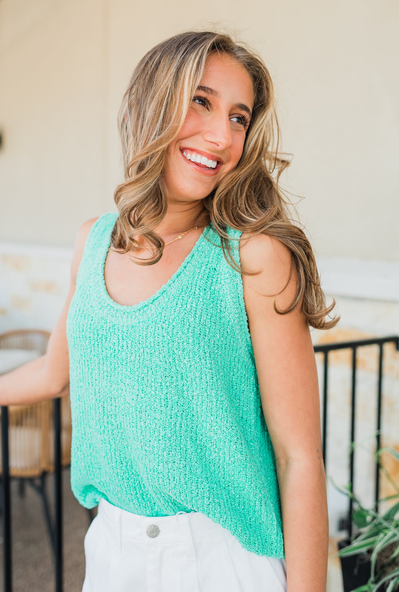 Camryn Knit Top | Green