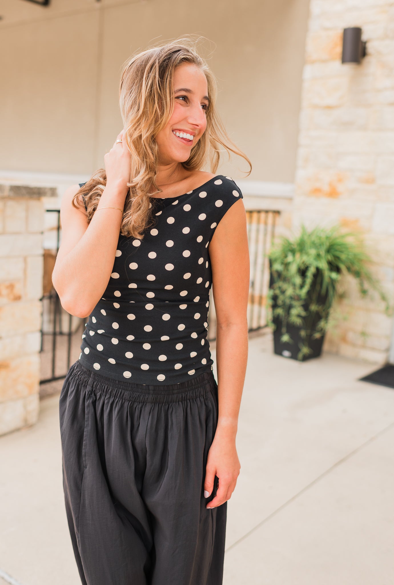 Edyn Top | Polka Dot