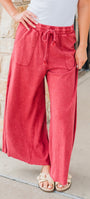 Tatum Pants | Boho Red