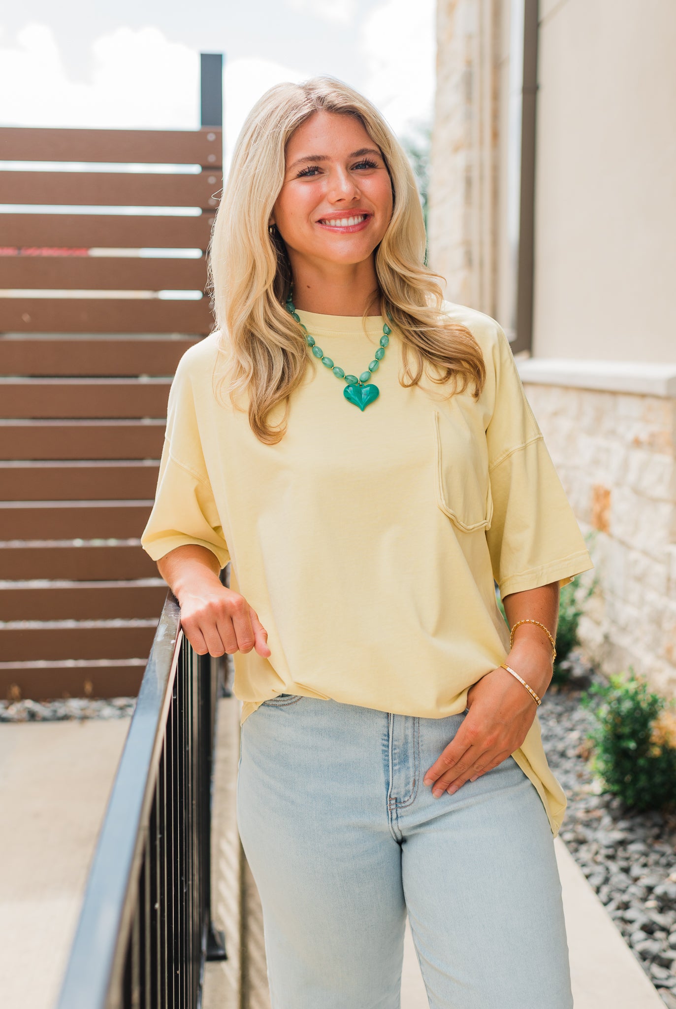 Hallie Tee | Canary Yellow