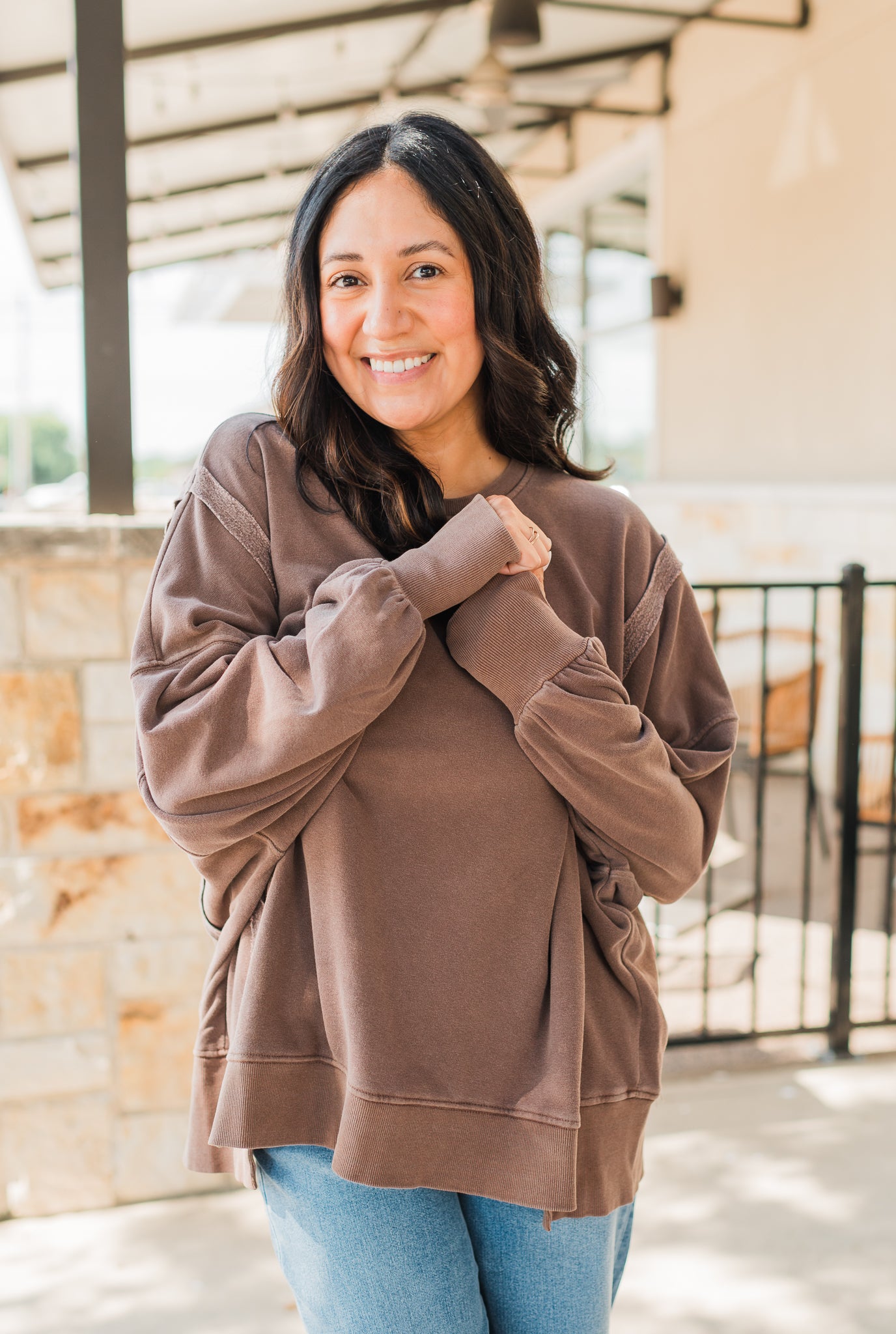 Maris Sweatshirt | Chocolate