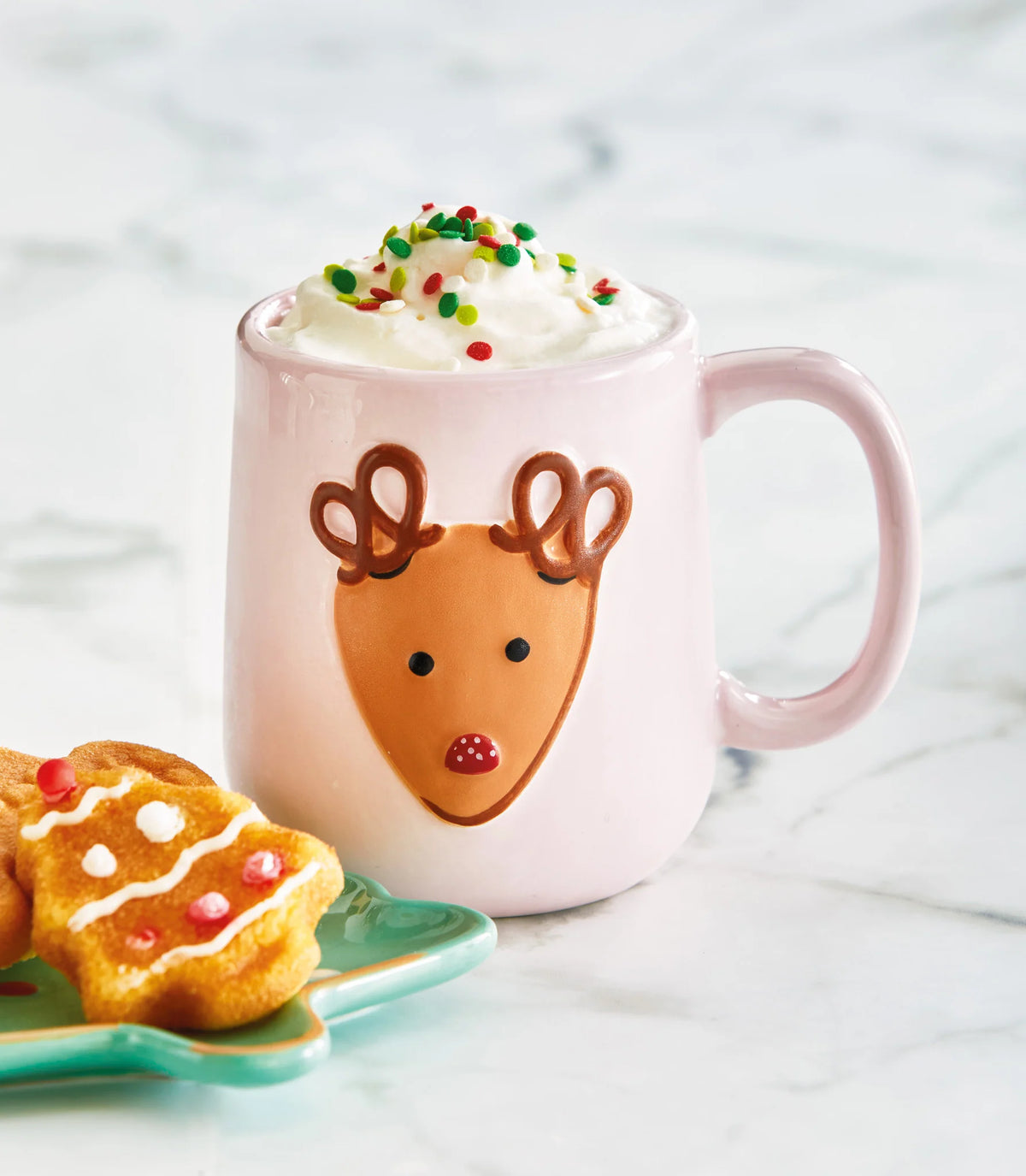 Reindeer Cookie Mug