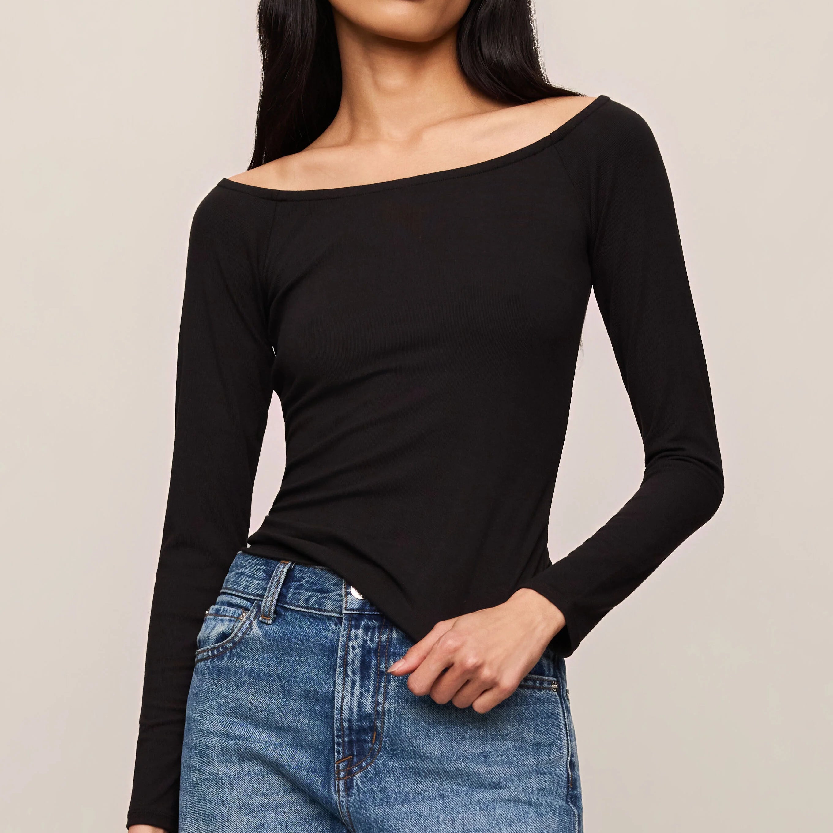 Sabrina Top | Black