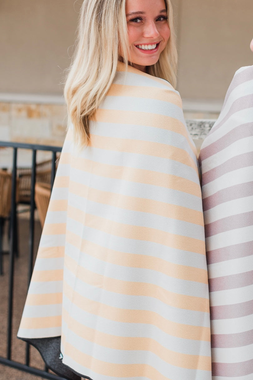 Geometry Beach Towel | Cabana Yellow