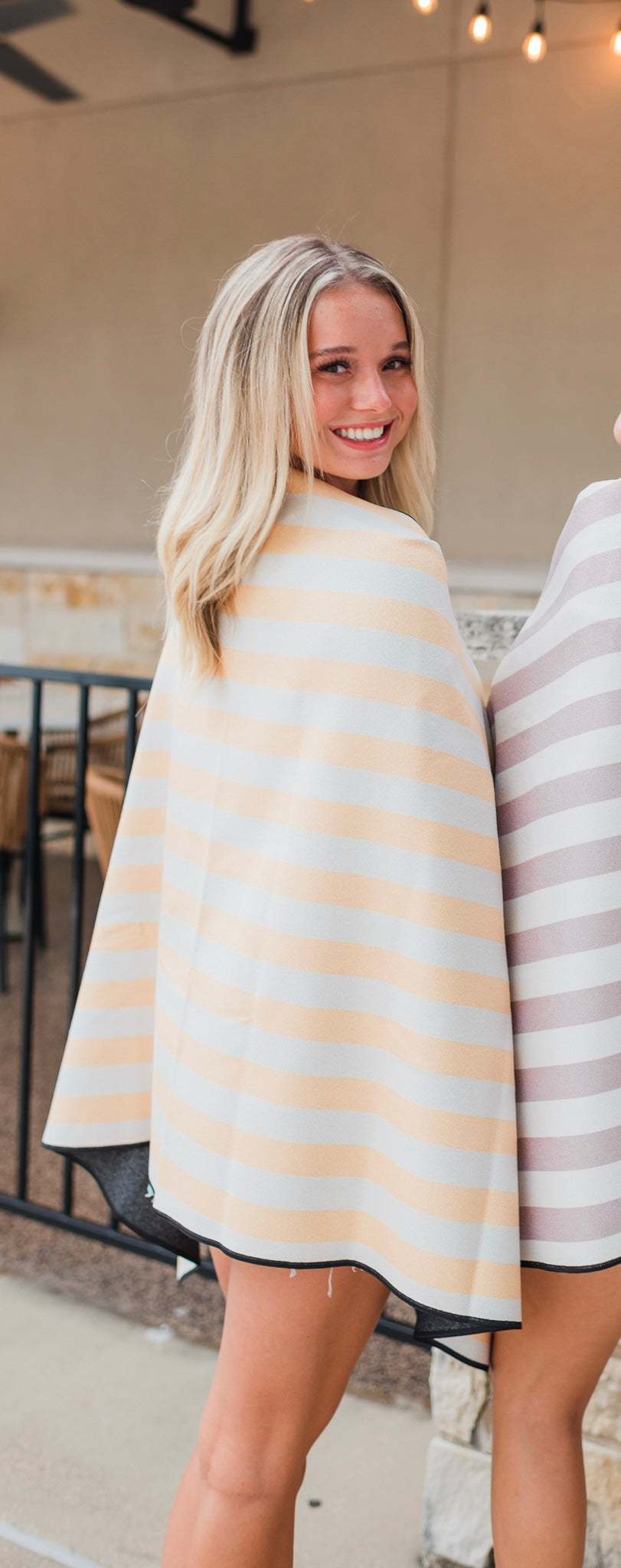 Geometry Beach Towel | Cabana Yellow