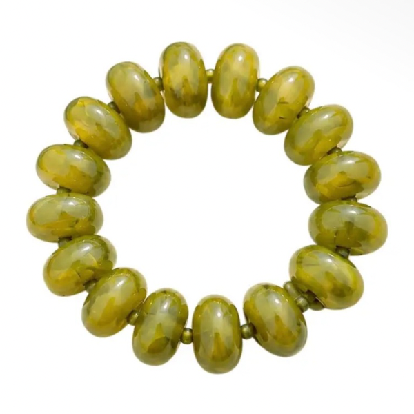 Beaded Bracelet | Chartreuse