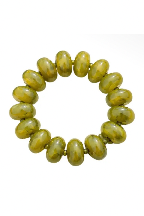 Beaded Bracelet | Chartreuse