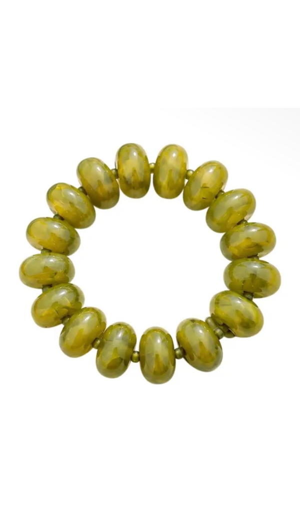 Beaded Bracelet | Chartreuse