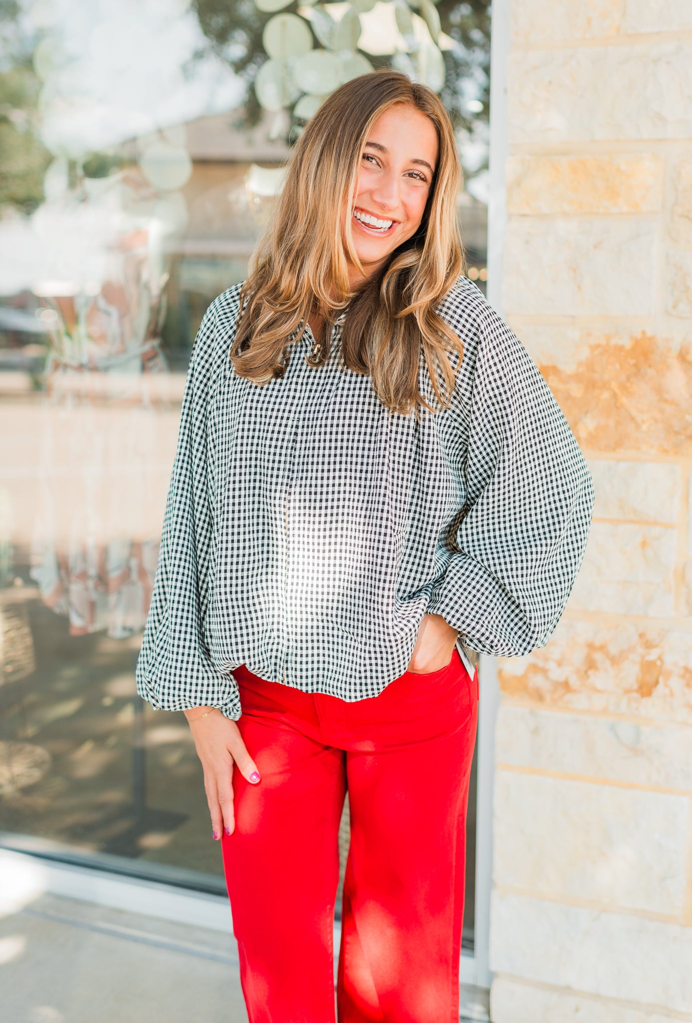 Nix Jacket | Black Gingham