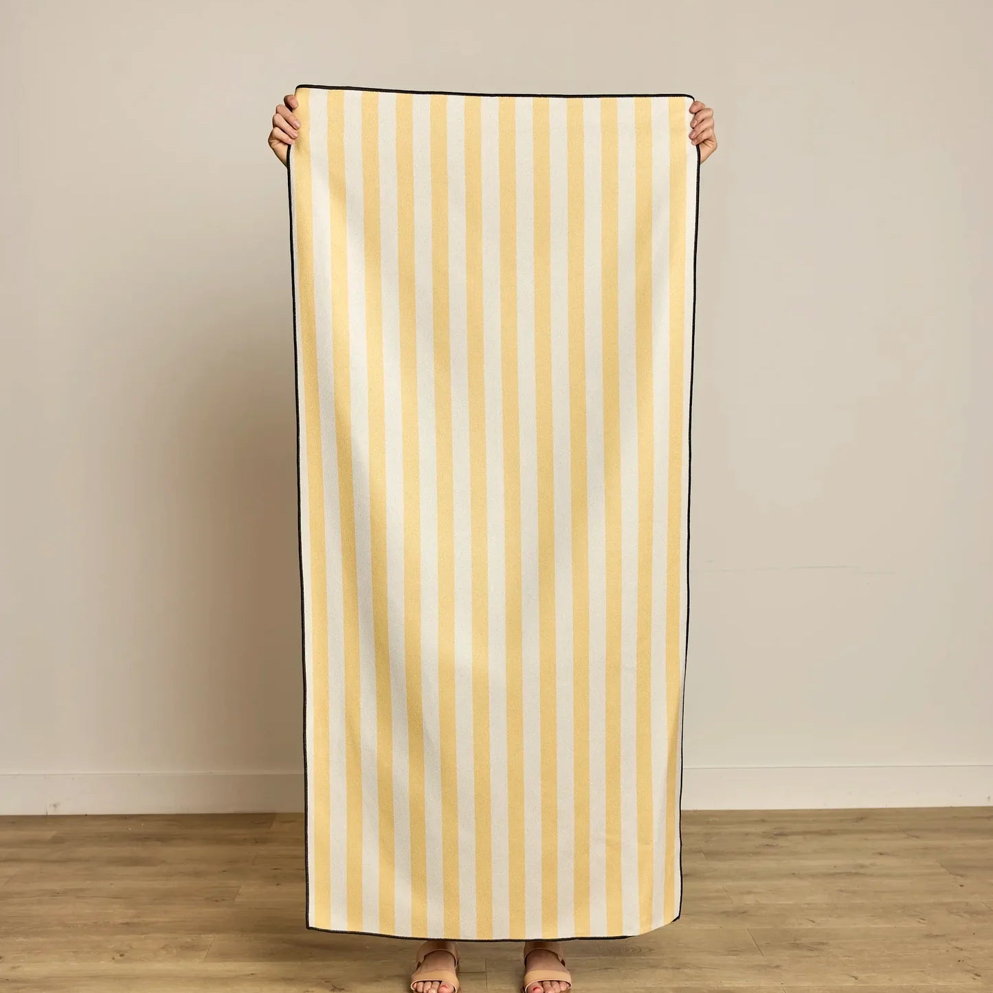 Geometry Beach Towel | Cabana Yellow