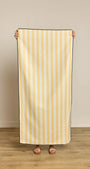 Geometry Beach Towel | Cabana Yellow