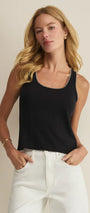 Z Supply | Julian Crochet Tank | Black