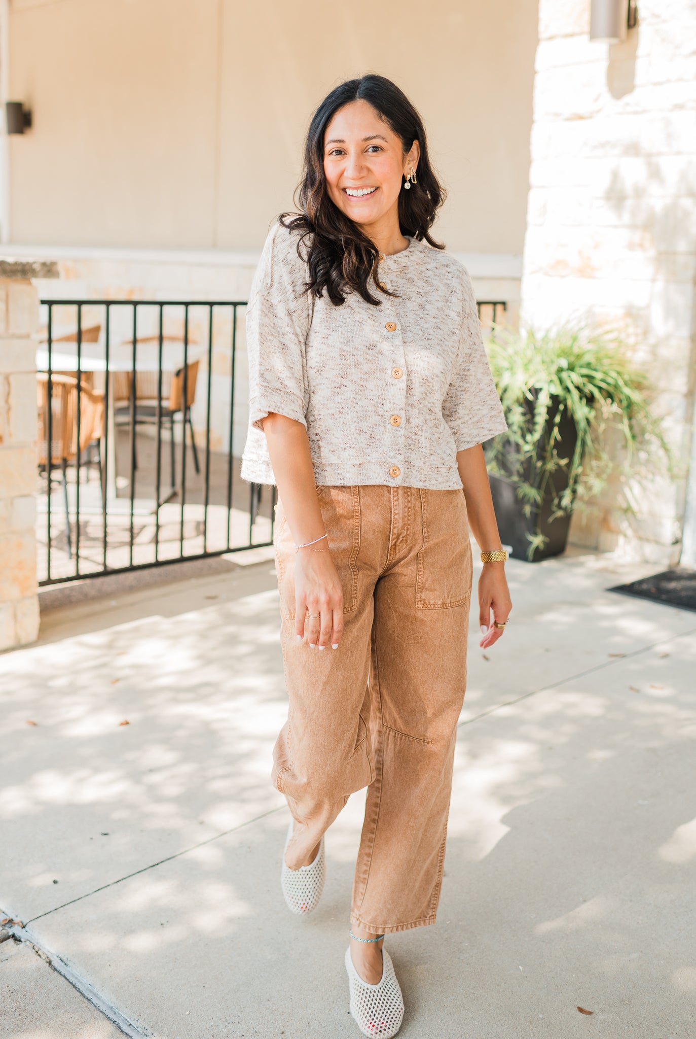 Whitney Knit Top | Natural