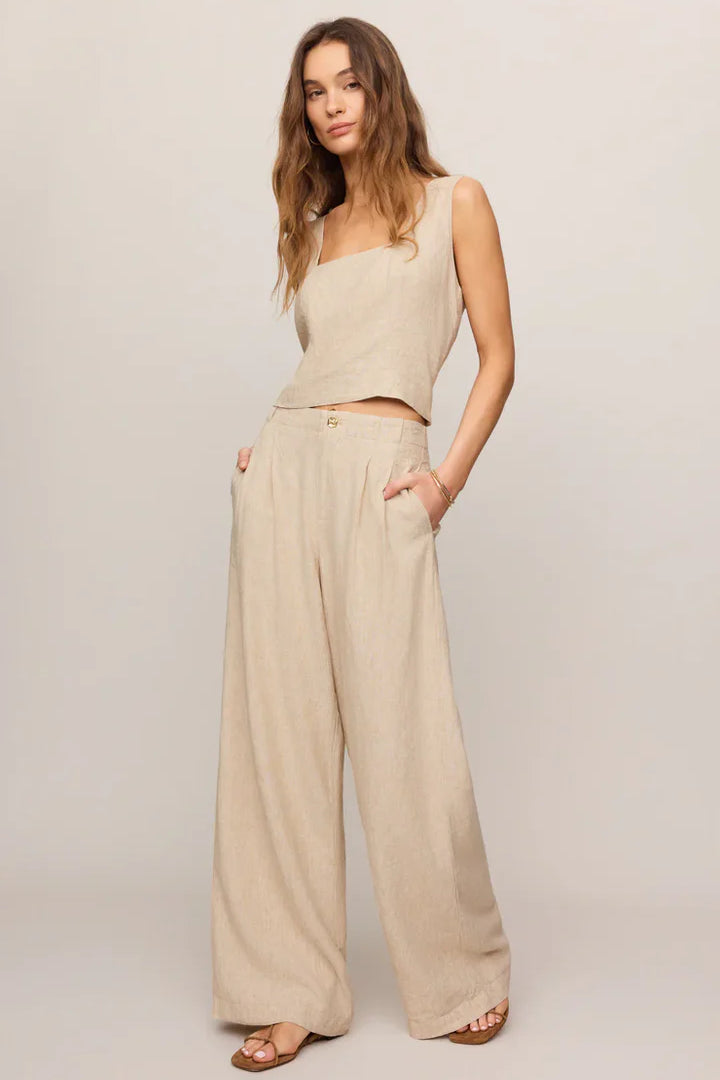 Z Supply | Magnolia Linen Top | Flax