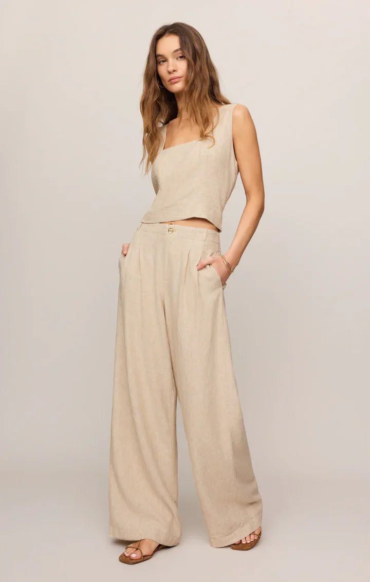 Z Supply | Magnolia Linen Top | Flax