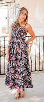 Prescott Dress | Black Multi