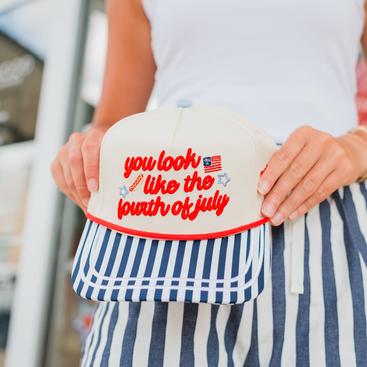 Canvas Hat | Look Like The 4th Of July