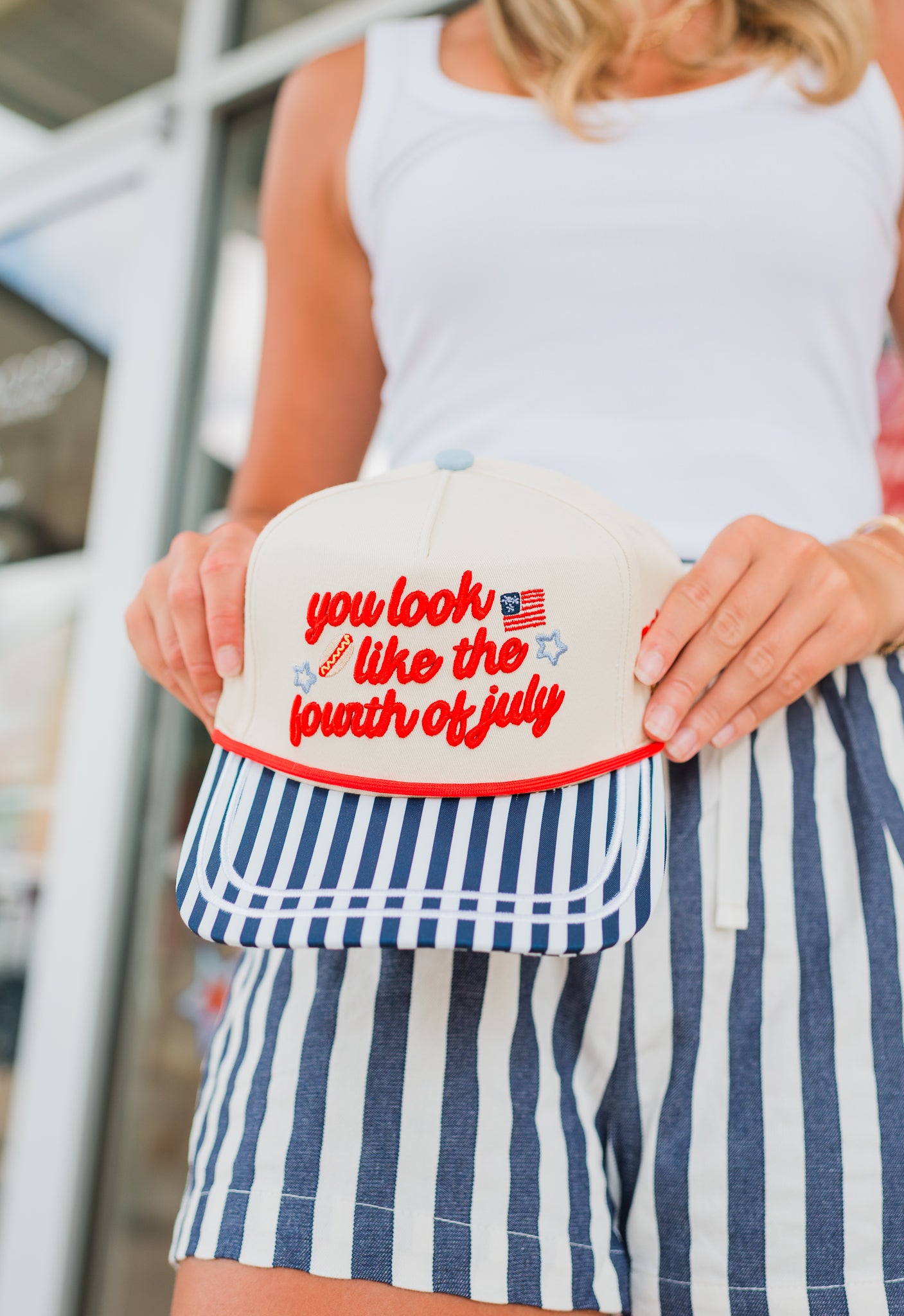 Canvas Hat | Look Like The 4th Of July