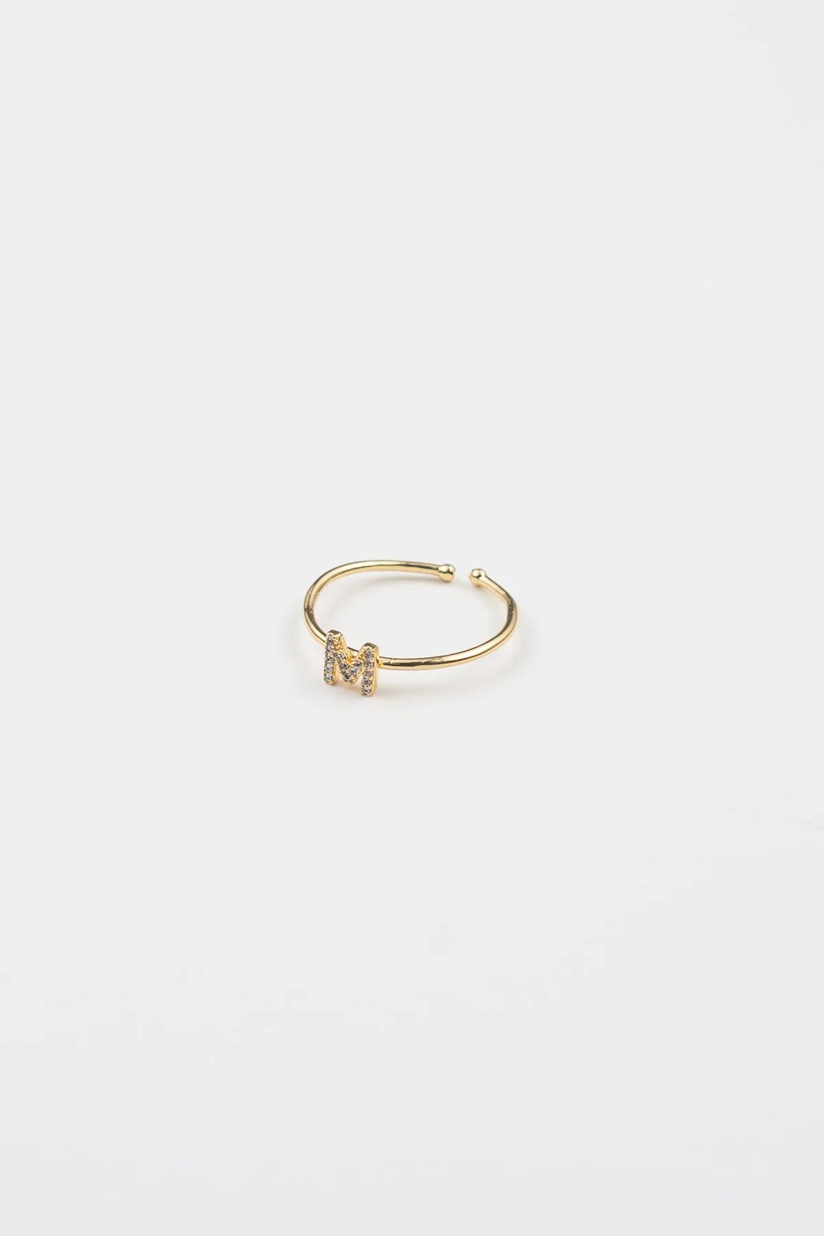 Brenda Grands | 18K Gold Initial Ring