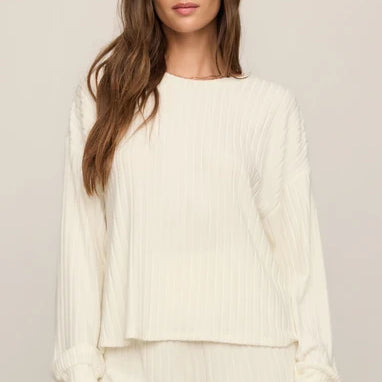 Daydream Rib LS Top | Bone