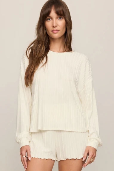 Daydream Rib LS Top | Bone