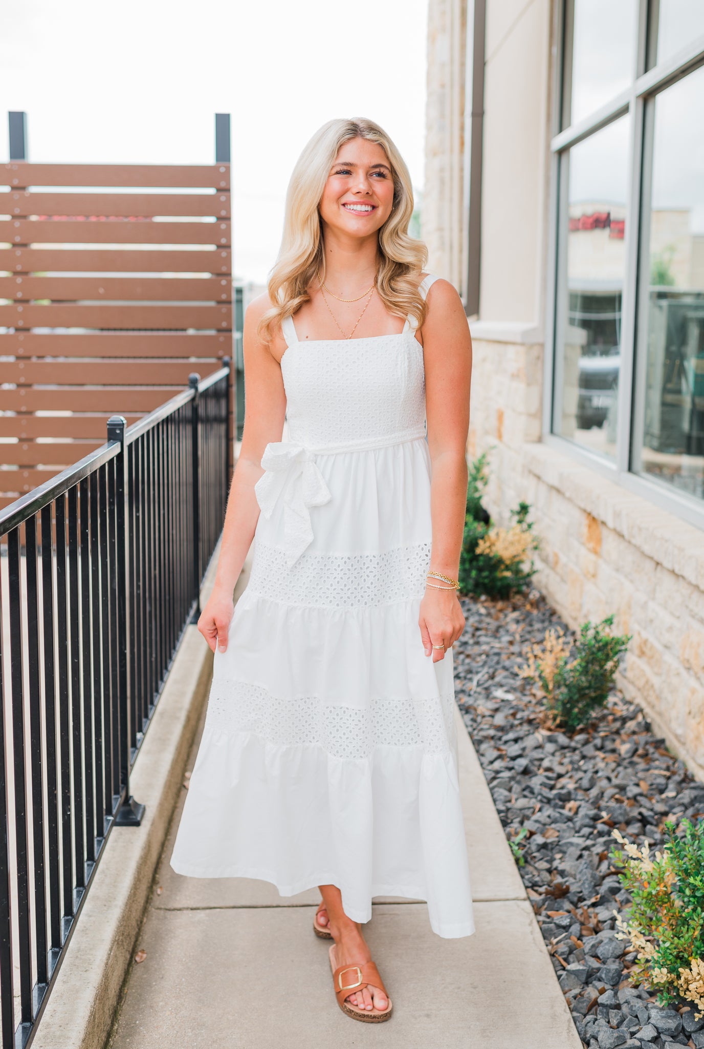 San Clemente Dress | White
