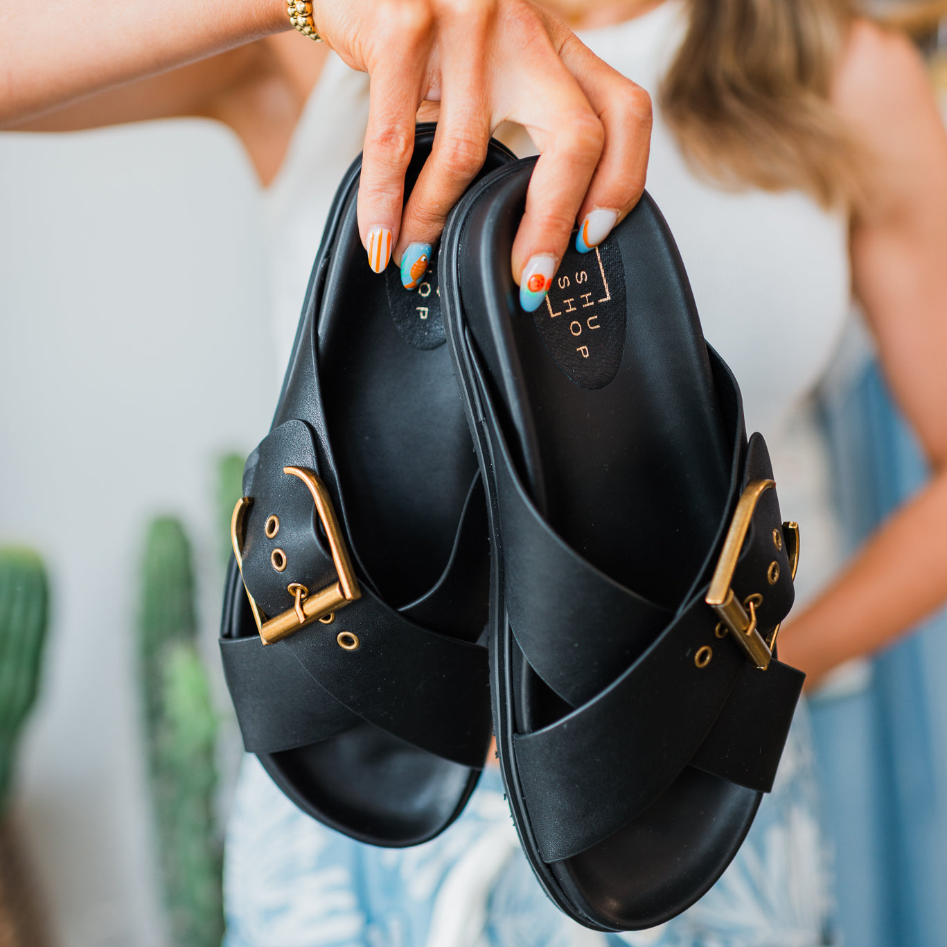 Santa Monica Sandals | Black