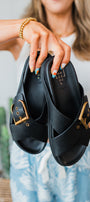 Santa Monica Sandals | Black