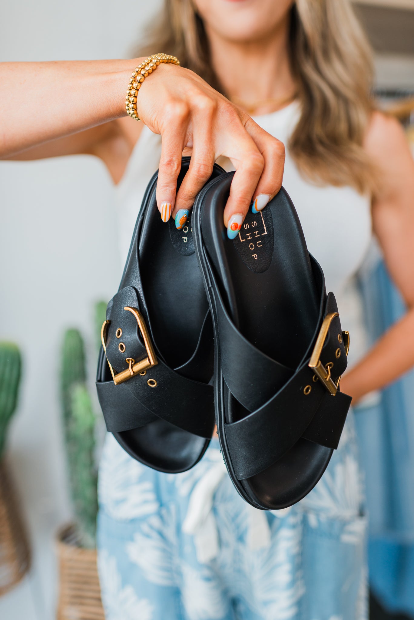 Santa Monica Sandals | Black