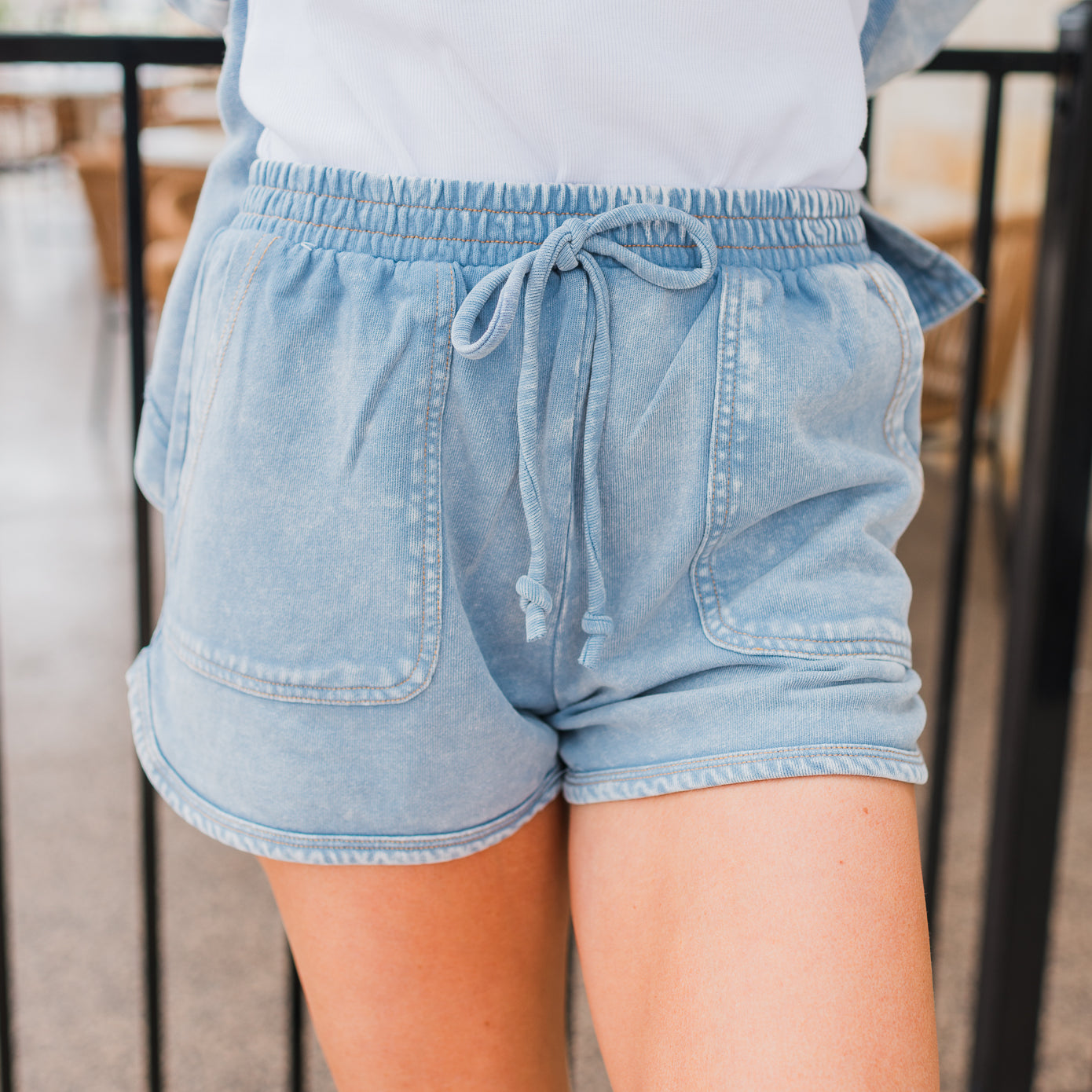 Knox Shorts | Denim Blue
