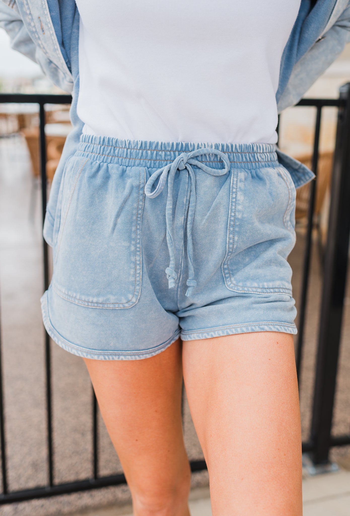 Knox Shorts | Denim Blue